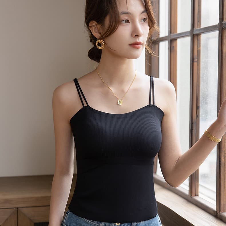 シンプル美シルエットタンクトップ